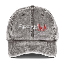 Load image into Gallery viewer, iSpeak Lyfe Vintage Cotton Twill Cap