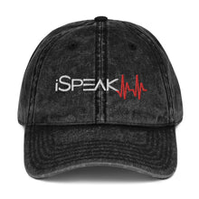 Load image into Gallery viewer, iSpeak Lyfe Vintage Cotton Twill Cap