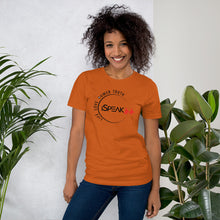 Load image into Gallery viewer, iSpeak Lyfe Crescent Unisex T-Shirt