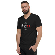 Load image into Gallery viewer, iSpeak Lyfe Unisex V-Neck