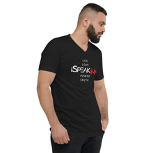 Load image into Gallery viewer, iSpeak Lyfe Unisex V-Neck