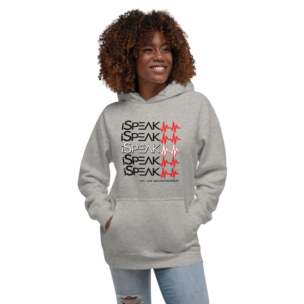 iSpeak Lyfe on REPEAT Unisex Hoodie