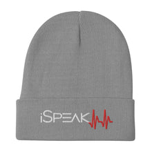 Load image into Gallery viewer, iSpeak Lyfe Embroidered Beanie
