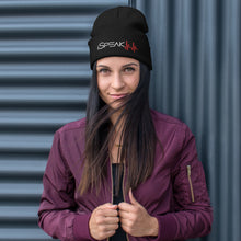 Load image into Gallery viewer, iSpeak Lyfe Embroidered Beanie
