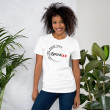 Load image into Gallery viewer, iSpeak Lyfe Crescent Unisex T-Shirt
