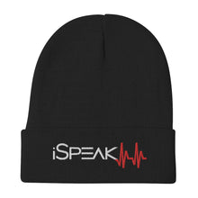 Load image into Gallery viewer, iSpeak Lyfe Embroidered Beanie
