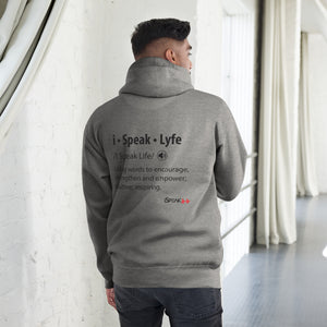 What is iSpeak Lyfe Definition Unisex Hoodie