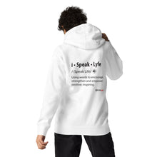 Load image into Gallery viewer, iSpeak Lyfe Unisex Drawstring Hoodie
