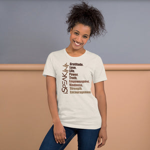 Melaninated iSpeak Lyfe Unisex T-shirt