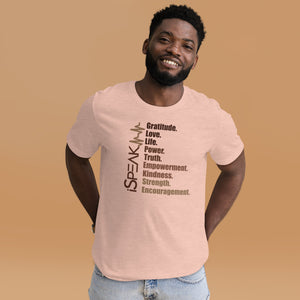 iSpeak Lyfe Unisex T-shirt