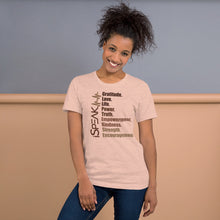 Load image into Gallery viewer, Melaninated iSpeak Lyfe Unisex T-shirt
