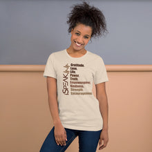 Load image into Gallery viewer, Melaninated iSpeak Lyfe Unisex T-shirt
